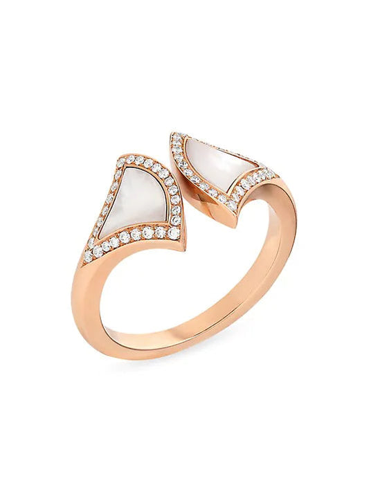 [Kismet Jewels ]DREAM MOP DIAMOND OPEN RING