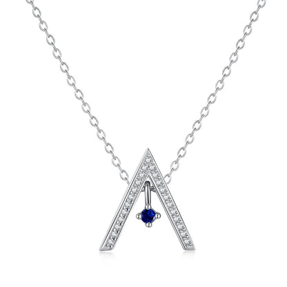 [Kismet Jewels ]Sparkling "A" Shape Necklace