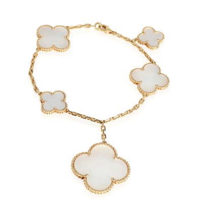 [Kismet Jewels ]MAGIC CLOVER MOP GOLD BRACELET 5 MOTIFS