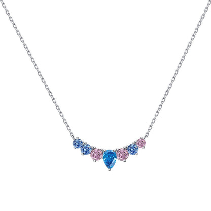 [Kismet Jewels ]Dainty Colorful Heart Necklace