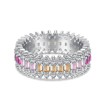 [Kismet Jewels ]Ornate Colorful Radiant Cut Daily Ring
