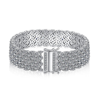 [Kismet Jewels ]Ornate Elegant Round Cut Party Bracelet