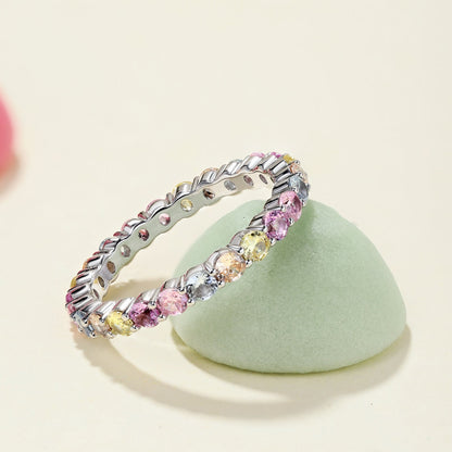 [Kismet Jewels ]Dazzling Resplendent Round Cut Party Ring