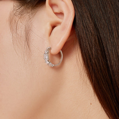 [Kismet Jewels ]Dazzling Colorful Emerald Cut Daily Earrings