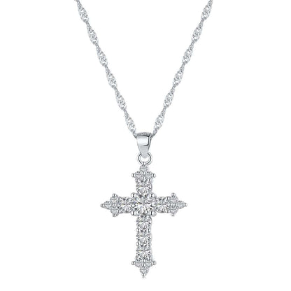 [Kismet Jewels ]Delicate Cross Shape Necklace