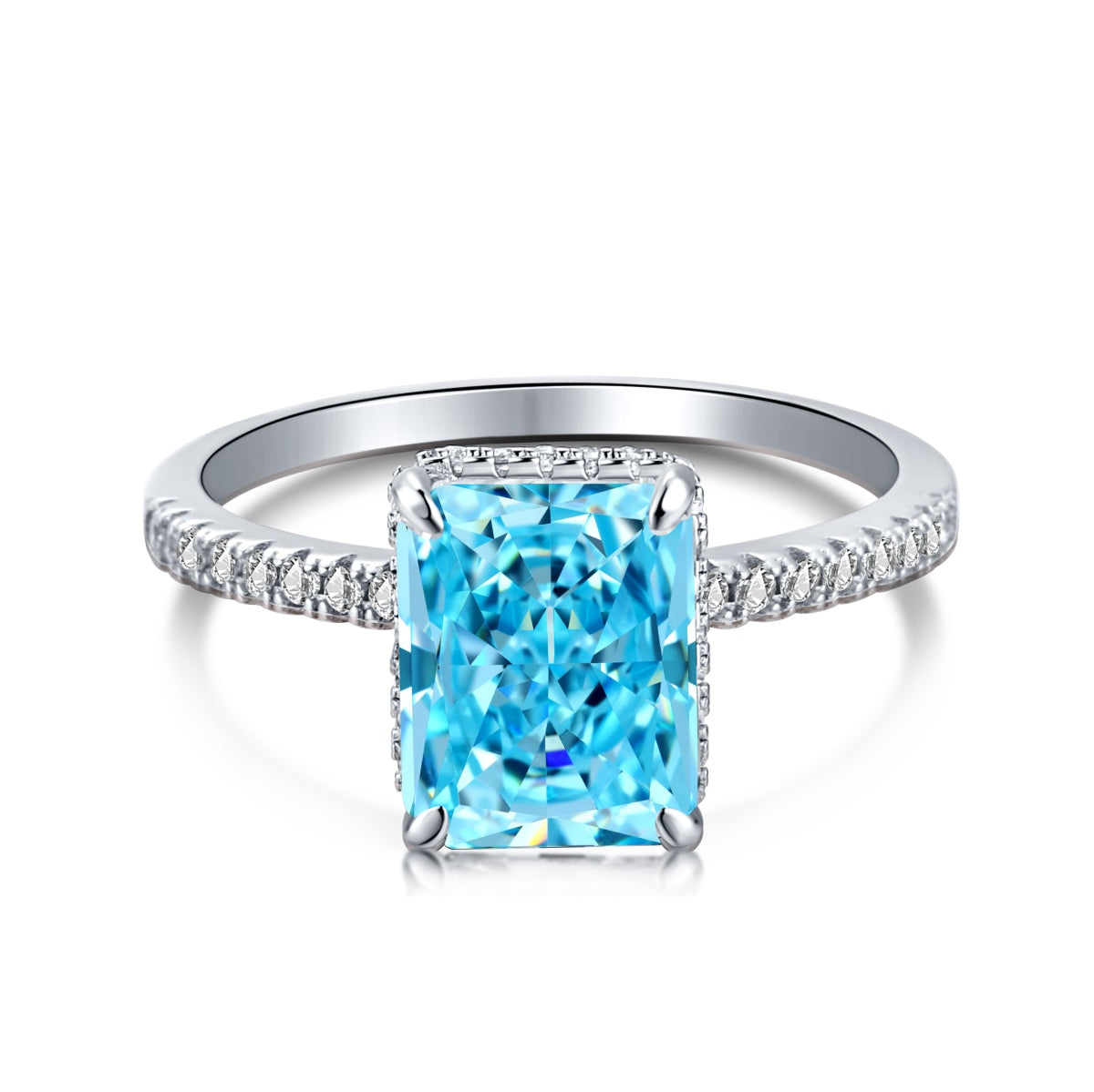 [Kismet Jewels ]4.0 Carat Luxurious Engagement Ring