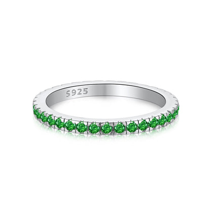 [Kismet Jewels ]Delicate Sparkling Round Cut Daily Ring