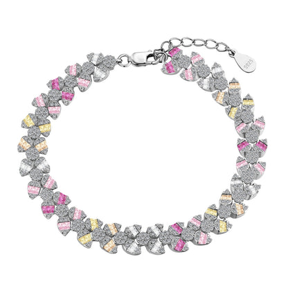 [Kismet Jewels ]Dainty Exquisite Flower Shape Daily Bracelet