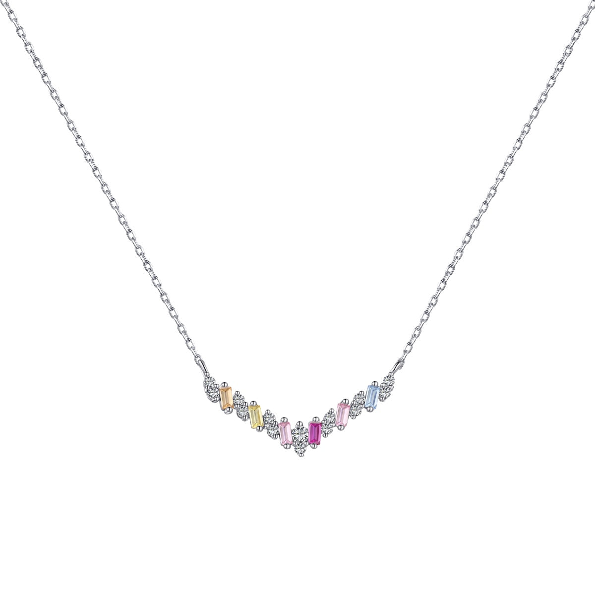 [Kismet Jewels ]Dazzling Rainbow Necklace