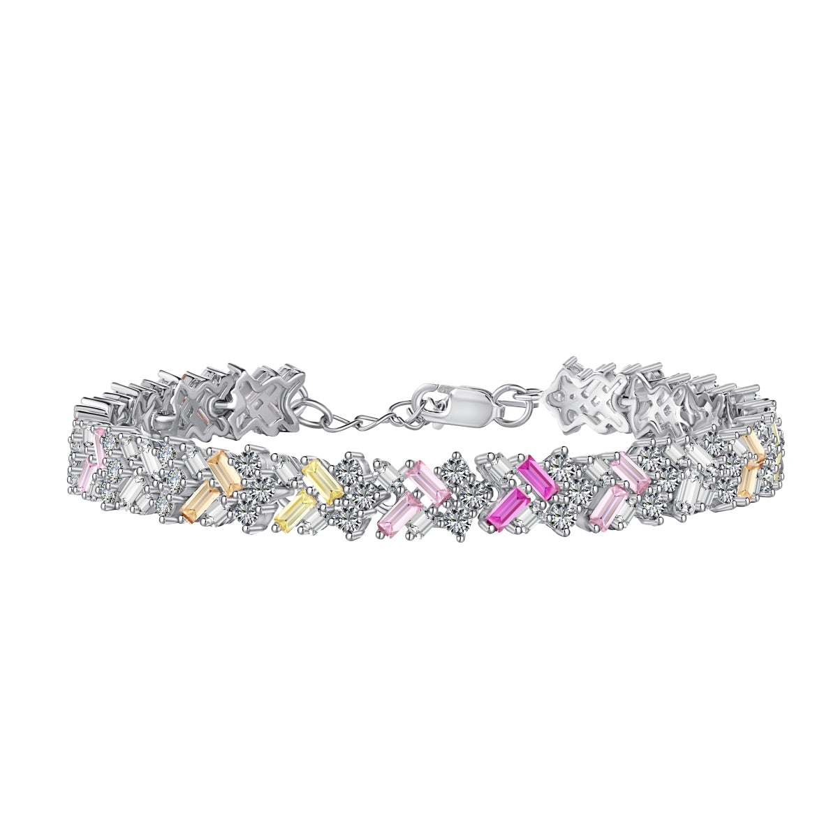 [Kismet Jewels ]Dazzling Unique Multi Shape Daily Bracelet