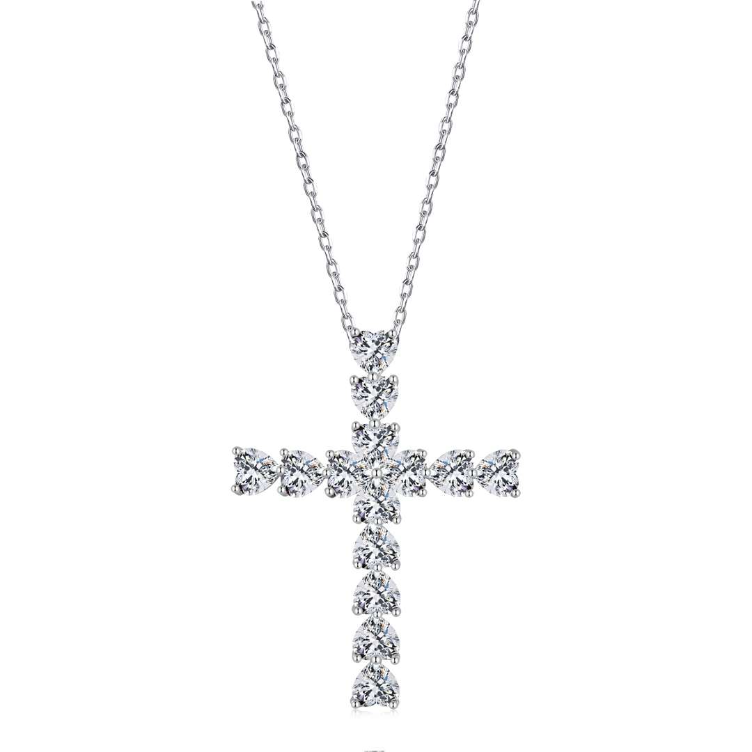 [Kismet Jewels ]Radiant Cross Shape Necklace