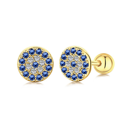 [Kismet Jewels ]Devil's Eye Ear Bone Nail Earrings