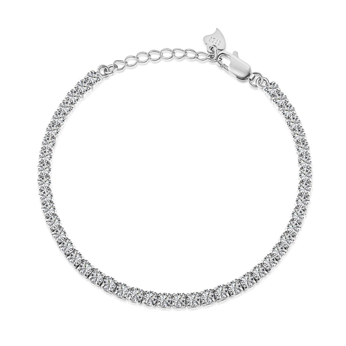 [Kismet Jewels ]Sparkling Round Cut Daily Bracelet