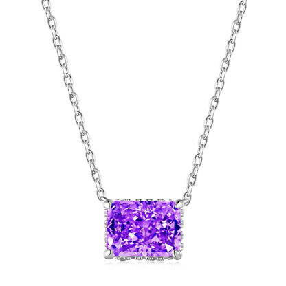 [Kismet Jewels ]Luxurious Square Shape Colorful Necalack