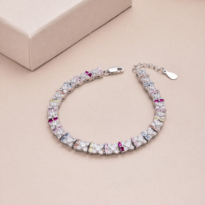 [Kismet Jewels ]Unique Colorful Flower Shape Daily Bracelet