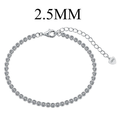 [Kismet Jewels ]Dazzling Sparkling Round Cut Daily Bracelet