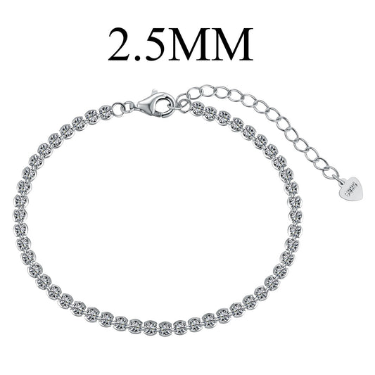 [Kismet Jewels ]Dazzling Sparkling Round Cut Daily Bracelet