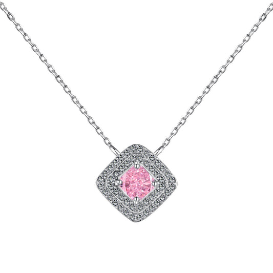 [Kismet Jewels ]Sparkling Asscher Cut Necklace