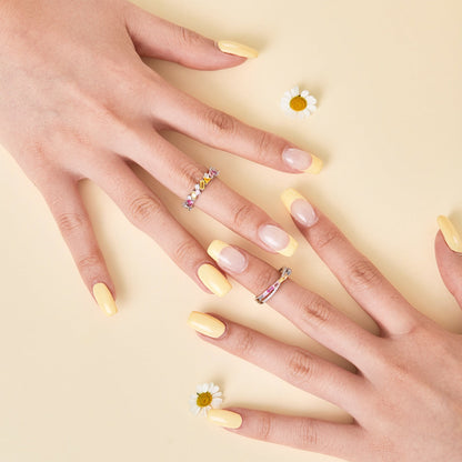 [Kismet Jewels ]Dazzling Polychromatic Multi cut Daily Ring