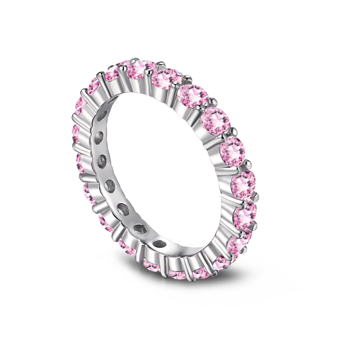 [Kismet Jewels ]Sparkling Round Cut Tennis Ring