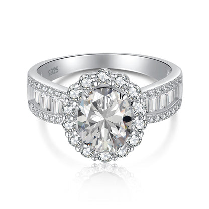 [Kismet Jewels ]1.5 Carat Dazzling Charming Oval Cut Banquet Ring