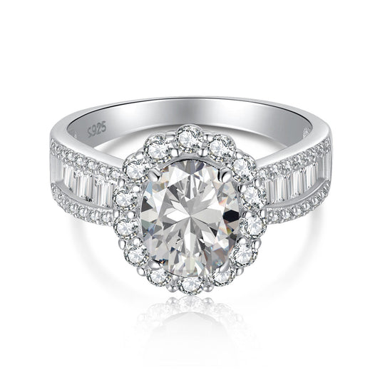 [Kismet Jewels ]1.5 Carat Dazzling Charming Oval Cut Banquet Ring