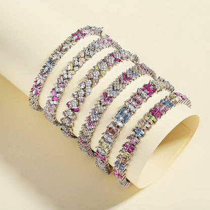 [Kismet Jewels ]Dazzling Unique Multi Shape Daily Bracelet