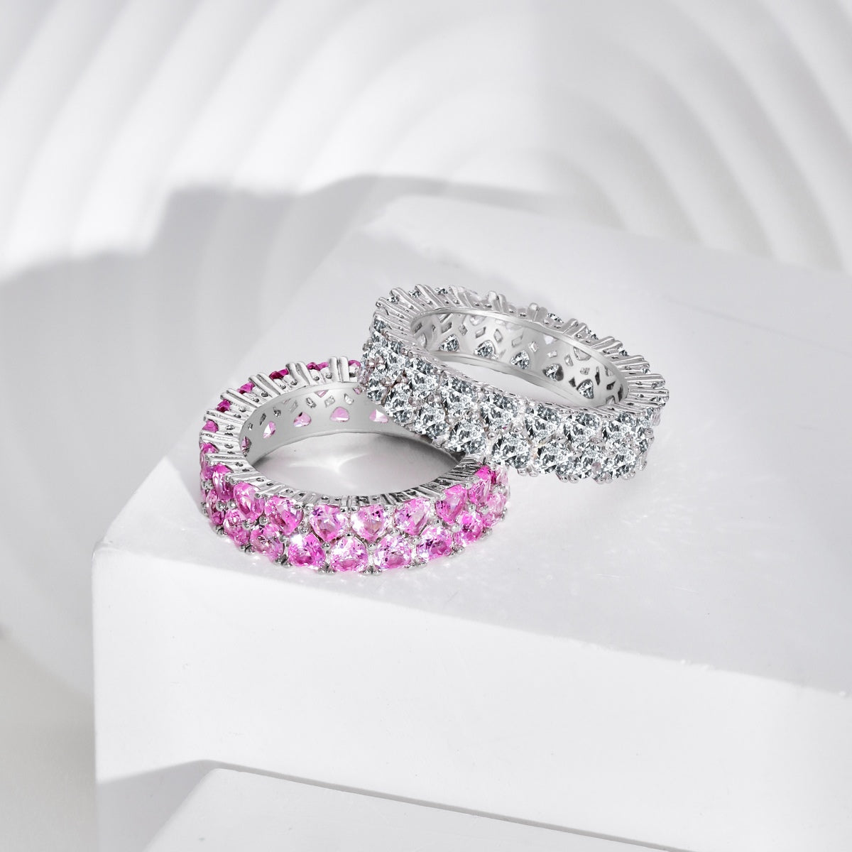 [Kismet Jewels ]Sparkling Full Heart Ring