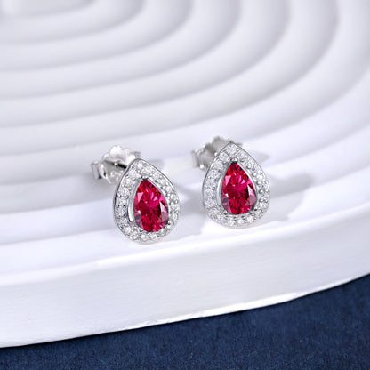 [Kismet Jewels ]Luxurious Water Drop Shape Earrings