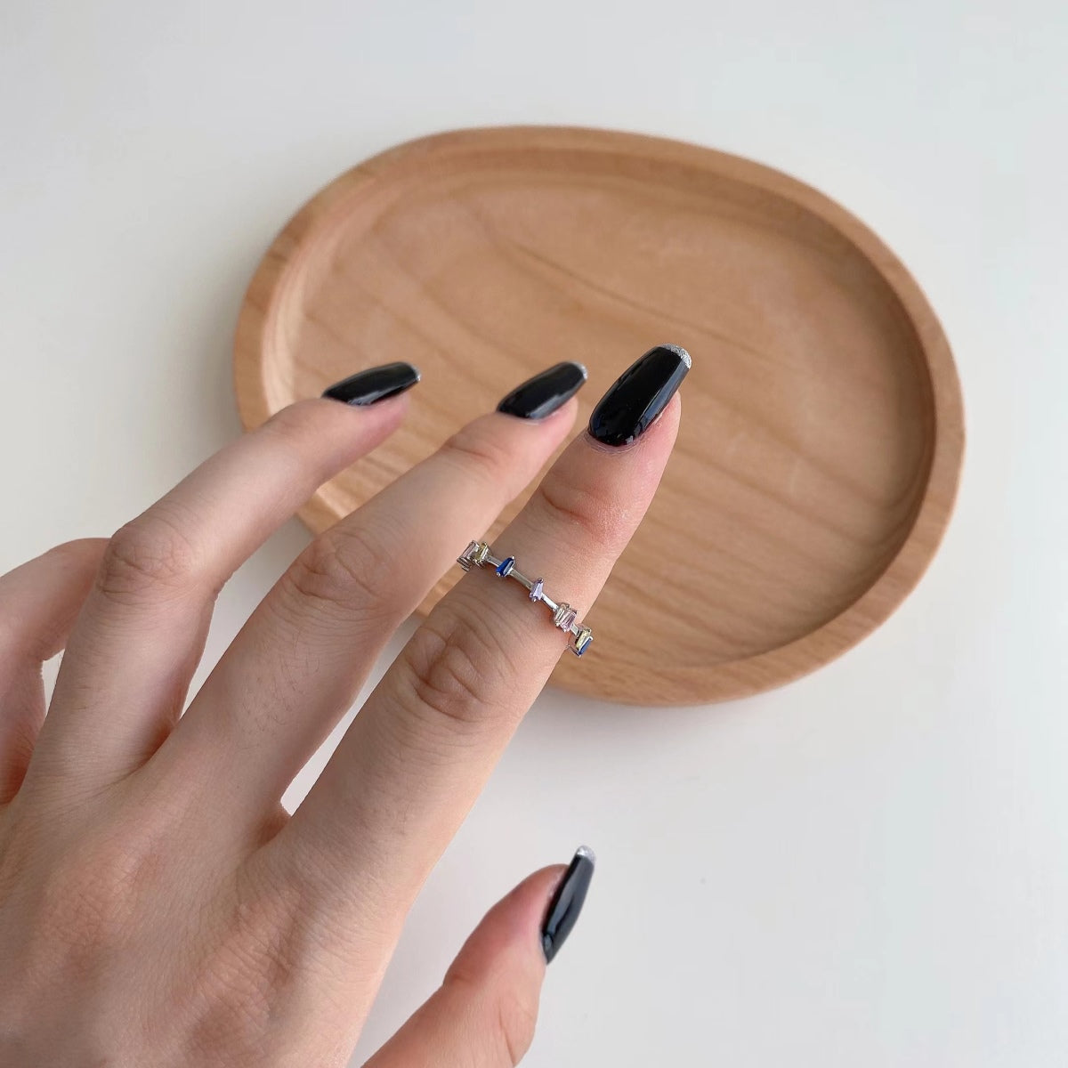 [Kismet Jewels ]Unique Trapezoid Cut Daily Ring