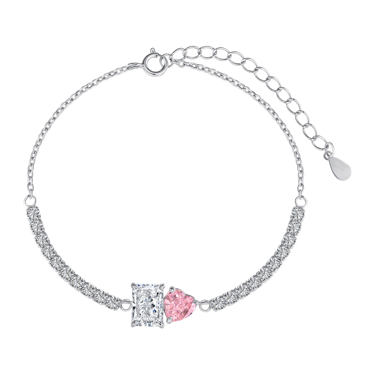 [Kismet Jewels ]Dazzling Unique Multi Shape Lover Bracelet