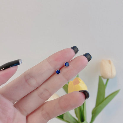 [Kismet Jewels ]Sparkling Colorful Round Shape Earrings