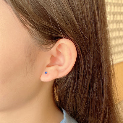 [Kismet Jewels ]Delicate Solitaire Earrings