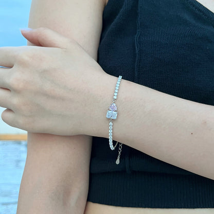 [Kismet Jewels ]Dazzling Unique Multi Shape Lover Bracelet