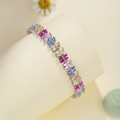 [Kismet Jewels ]Sparkling Exquisite Multi Cut Party Bracelet