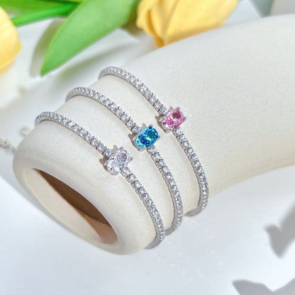 [Kismet Jewels ]0.75 Carat Exquisite Oval Cut Daily Bracelet