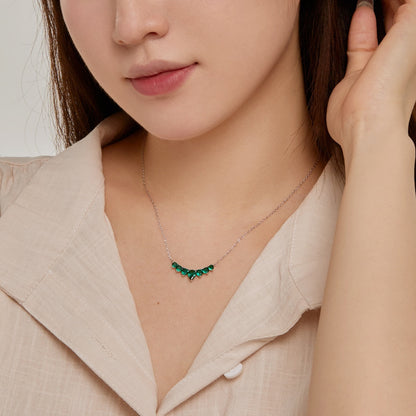 [Kismet Jewels ]Dainty Colorful Heart Necklace