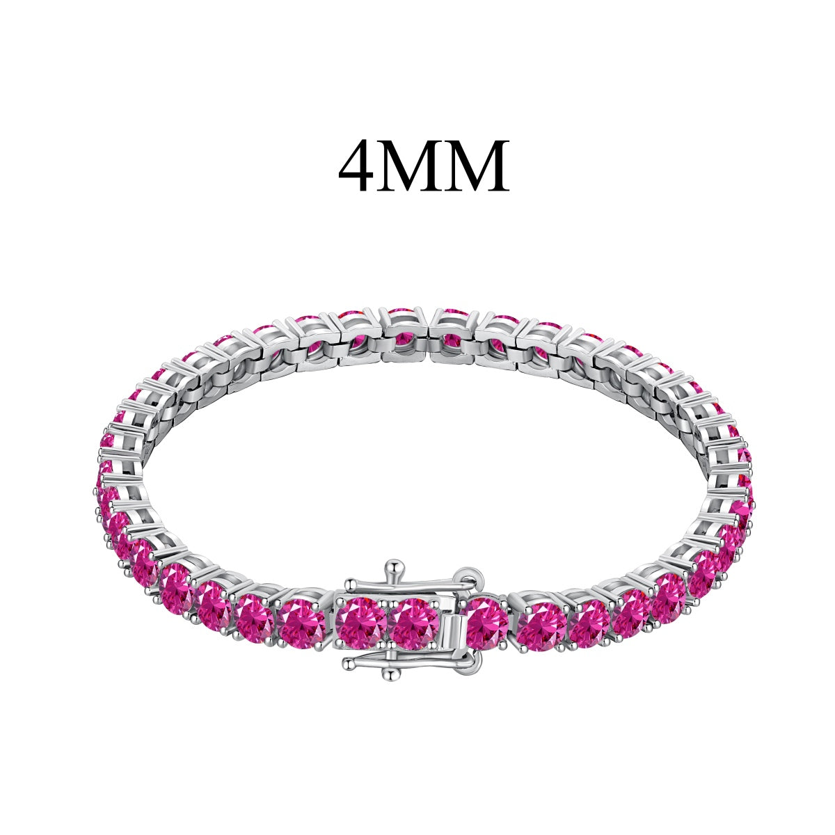 [Kismet Jewels ]Radiant Colorful Round Cut Party Bracelet