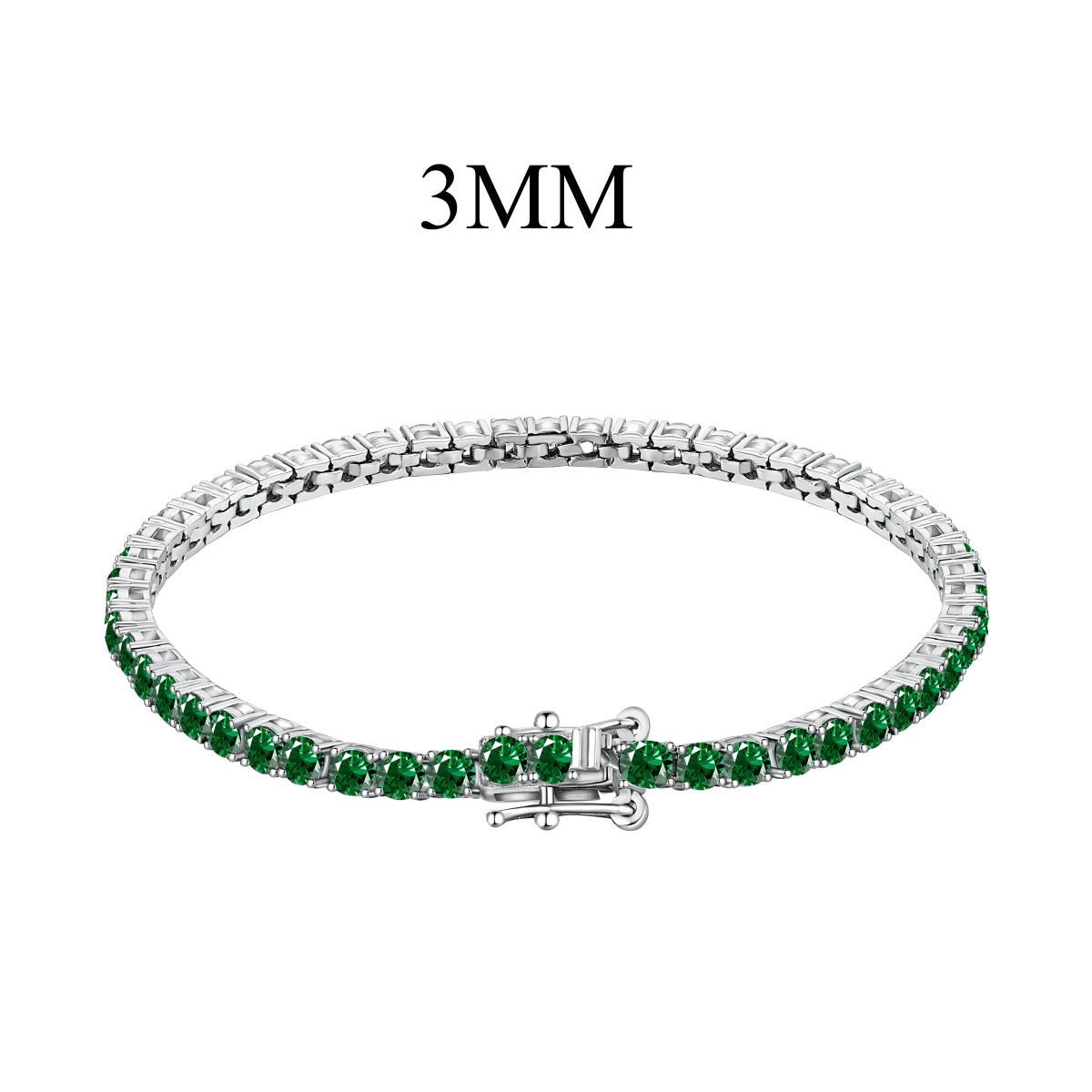 [Kismet Jewels ]Radiant Colorful Round Cut Party Bracelet