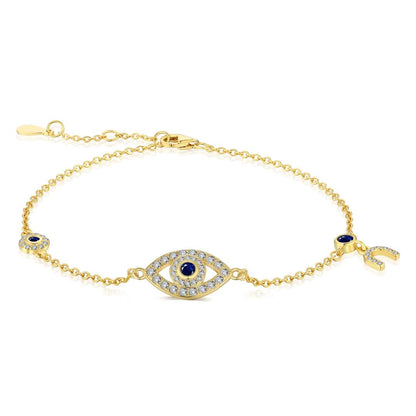 [Kismet Jewels ]Dainty Eye Shape Necklace