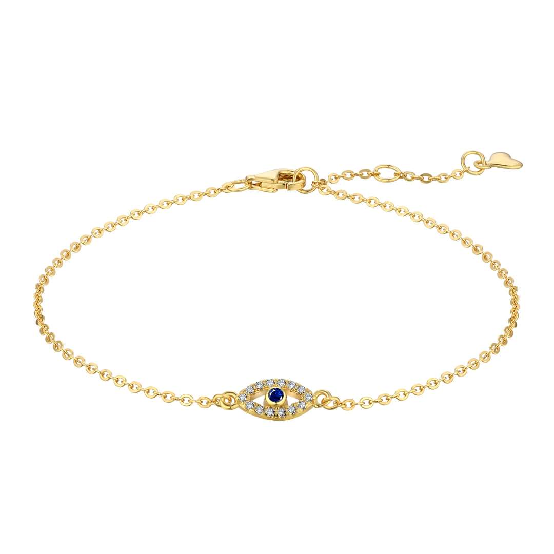 [Kismet Jewels ]Evil Eye Shape Necklace