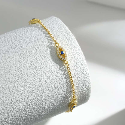 [Kismet Jewels ]Evil Eye Shape Pendent Necklace