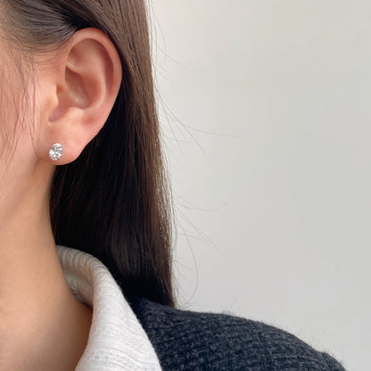 [Kismet Jewels ]Oval Classic Dignified Elegant Earrings