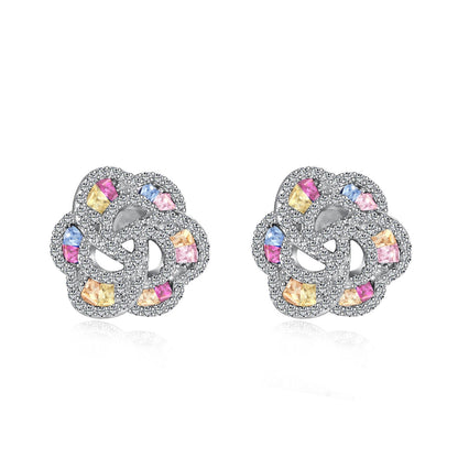 [Kismet Jewels ]Exquisite Flower Shape Daily Earrings