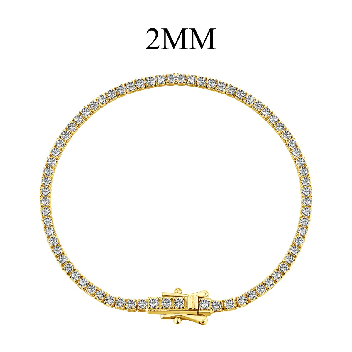 [Kismet Jewels ]Radiant Colorful Round Cut Party Bracelet