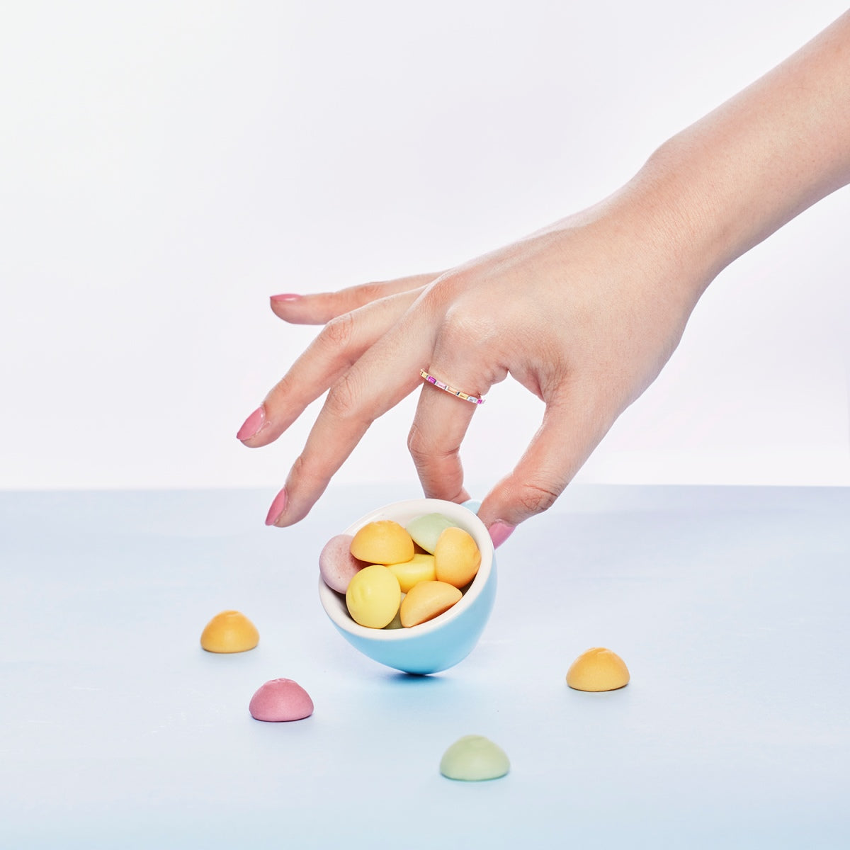 [Kismet Jewels ]Lively In Shades Elegant Radiant Cut Daily Ring