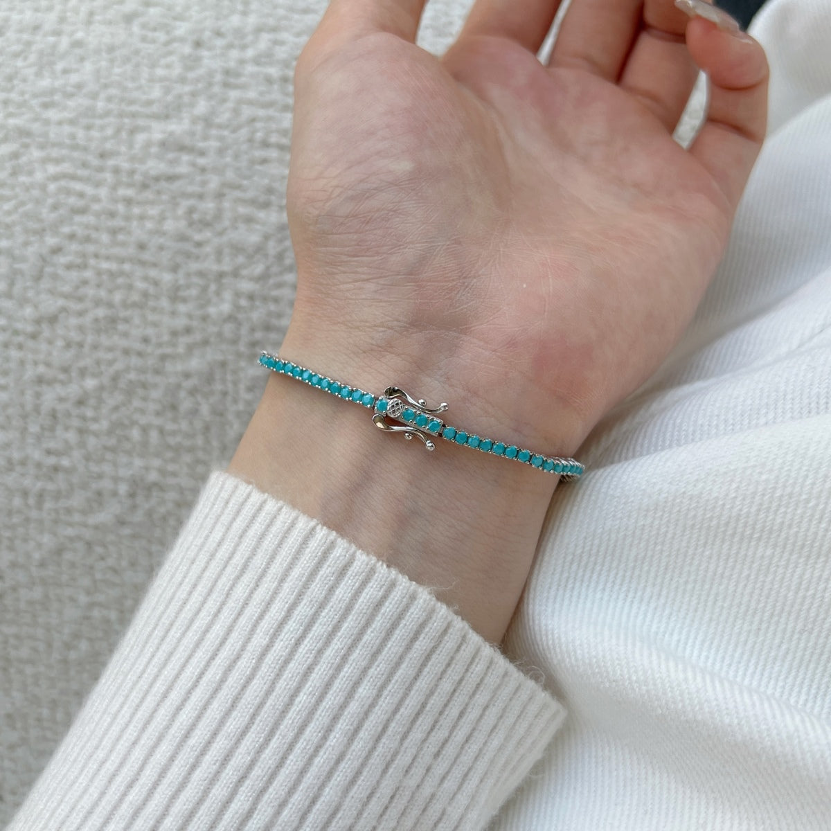 [Kismet Jewels ]Dazzling Exquisite Round Cut Daily Bracelet