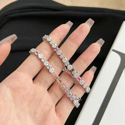 [Kismet Jewels ]Dazzling Radiant Multi Cut Daily Bracelet