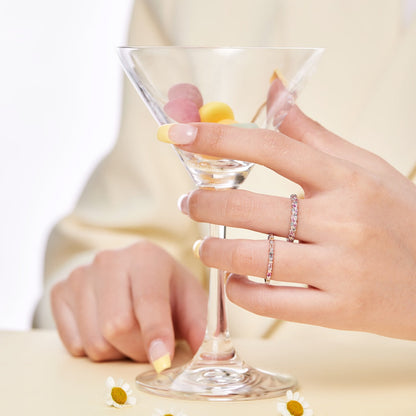 [Kismet Jewels ]Dainty Ebullient Round Cut Daily Ring