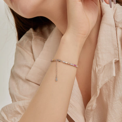 [Kismet Jewels ]Delicate Romantic Heart Shape Lover Bracelet